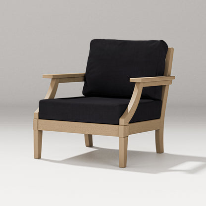 PW Designer Series Estate Lounge Chair in Vintage Sahara / Midnight Linen
