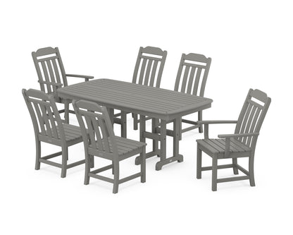 Country Living Cottage 7-Piece Dining Set in Slate Grey
