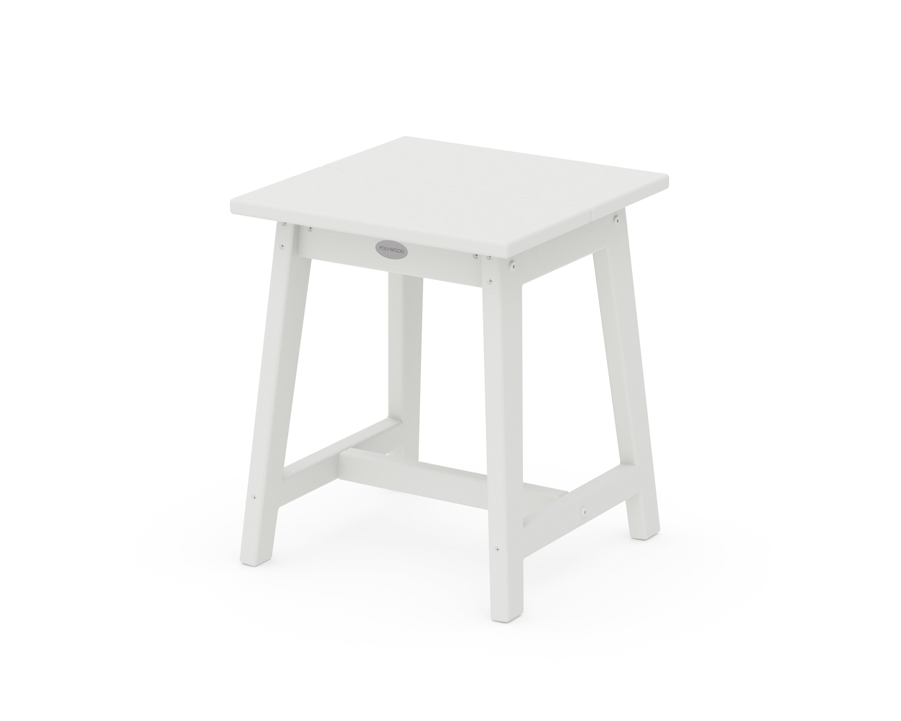 POLYWOOD® Studio Side Table  in White
