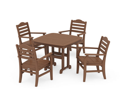 POLYWOOD® Savannah 5-Piece Dining Set in Teak