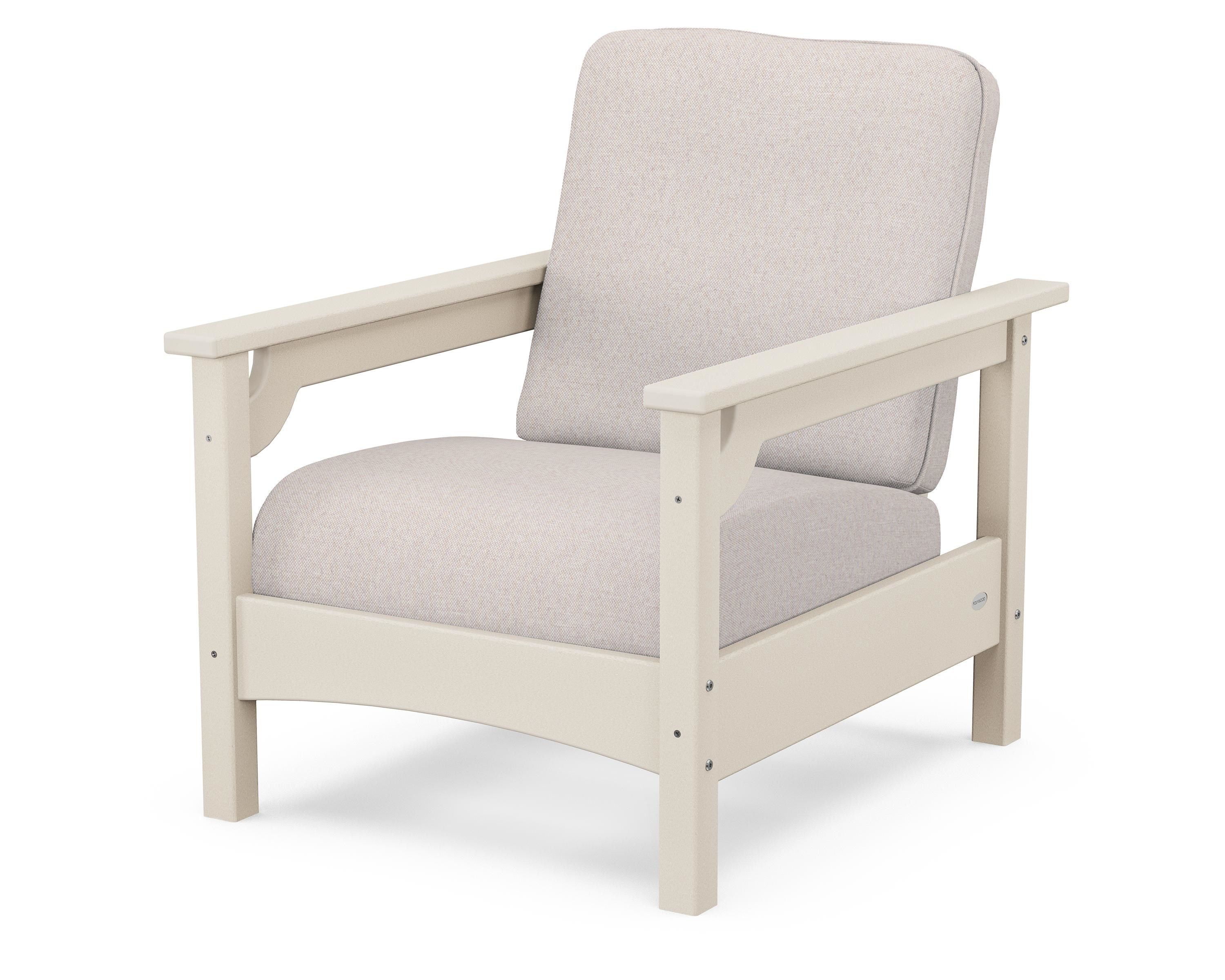 POLYWOOD® Club Chair in Sand / Dune Burlap
