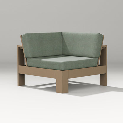 PW Designer Series Latitude Modular Corner Chair in Vintage Sahara / Cast Sage