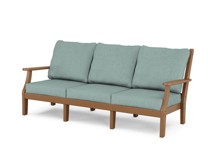 Country Living Wovendale Deep Seating Sofa in Teak / Glacier Spa