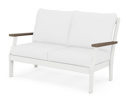 Braxton Deep Seating Loveseat - White