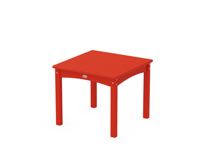 POLYWOOD® Toddler 24" Dining Table in Sunset Red