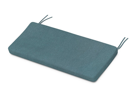 Martha Stewart by POLYWOOD® Chinoiserie Bench Seat Cushion in Ocean Teal