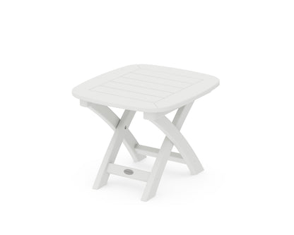 POLYWOOD® Nautical 21" x 18" Side Table in White