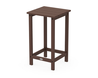 POLYWOOD® Long Island 26" Counter Side Table in Mahogany