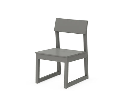 POLYWOOD® EDGE Dining Side Chair in Slate Grey