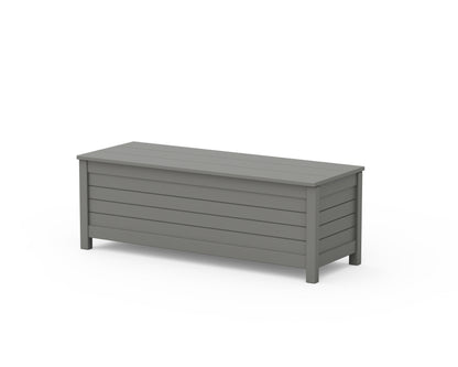 POLYWOOD® Nautical 48" Storage Bench in Slate Grey