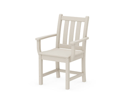 POLYWOOD® Traditional Garden Dining Arm Chair in Sand