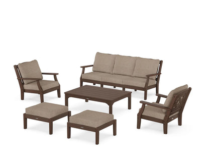 Chinoiserie 6-Piece Lounge Sofa Set