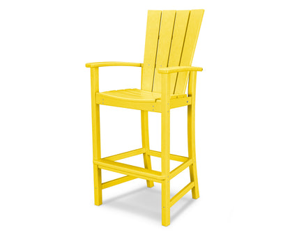 POLYWOOD® Quattro Adirondack Bar Chair in Lemon