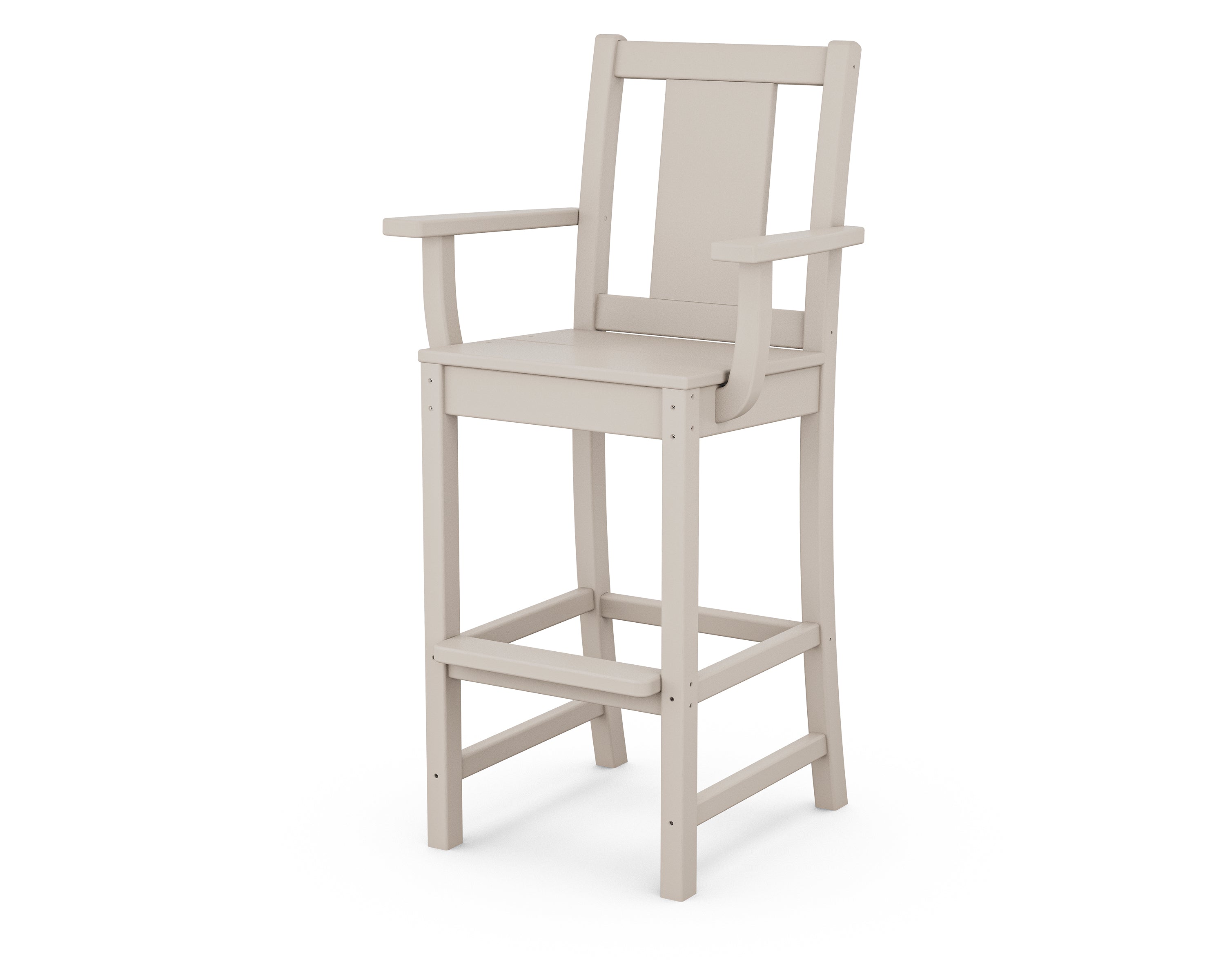 POLYWOOD® Prairie Bar Arm Chair in Sand