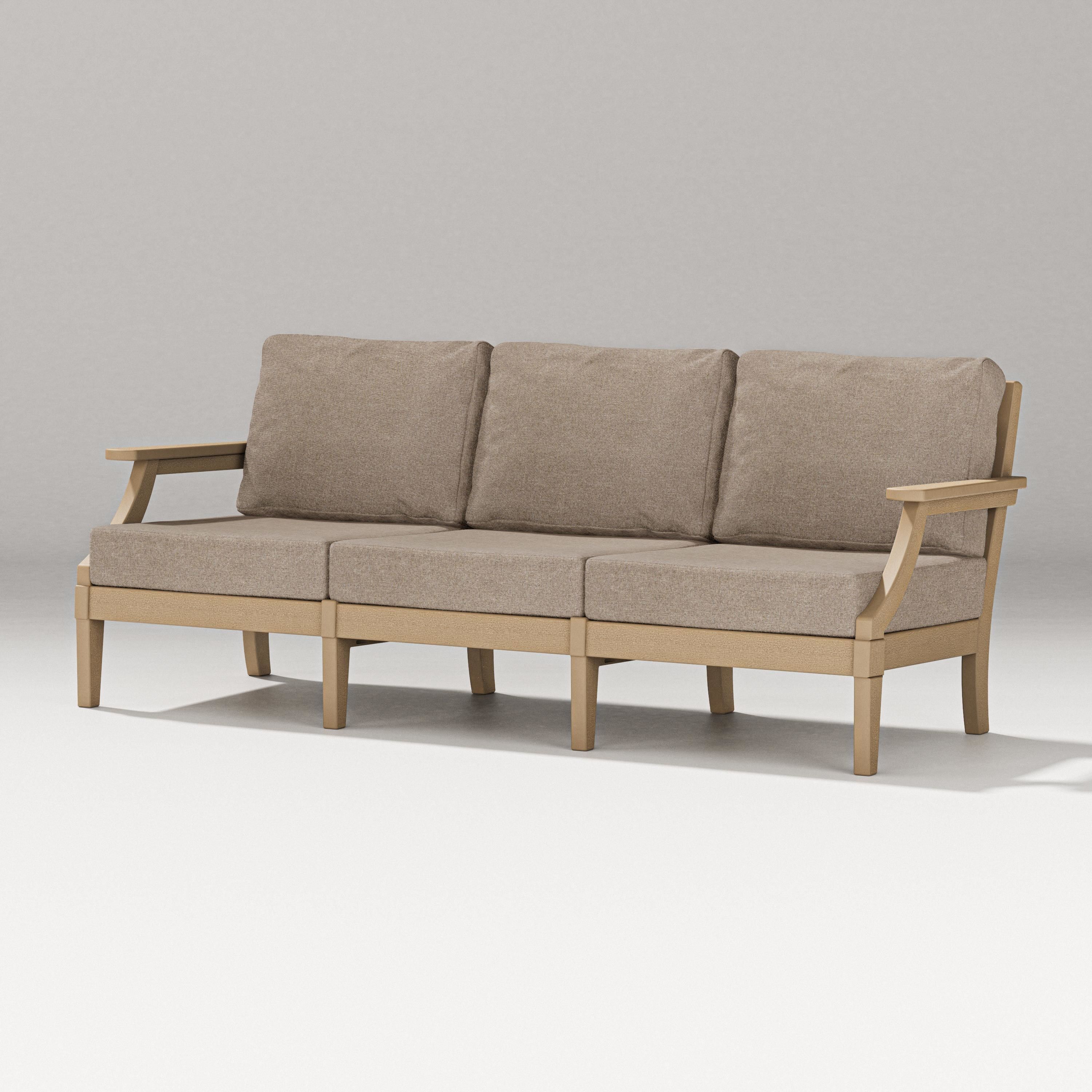PW Designer Series Estate Sofa in Vintage Sahara / Spiced Burlap