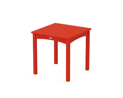 POLYWOOD® Kids 24" Dining Table in Sunset Red