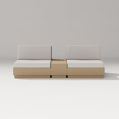 PW Designer Series Elevate Lounge Chair Set in Vintage Sahara / Cast Ash