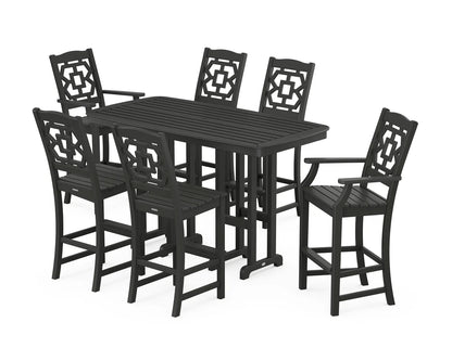 Chinoiserie 7-Piece Bar Set