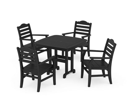 POLYWOOD® Savannah 5-Piece Dining Set in Black