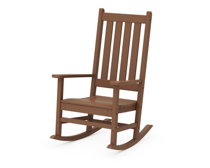 POLYWOOD® Vineyard Porch Rocking Chair in Teak