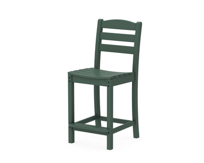 POLYWOOD® La Casa Café Counter Side Chair in Green