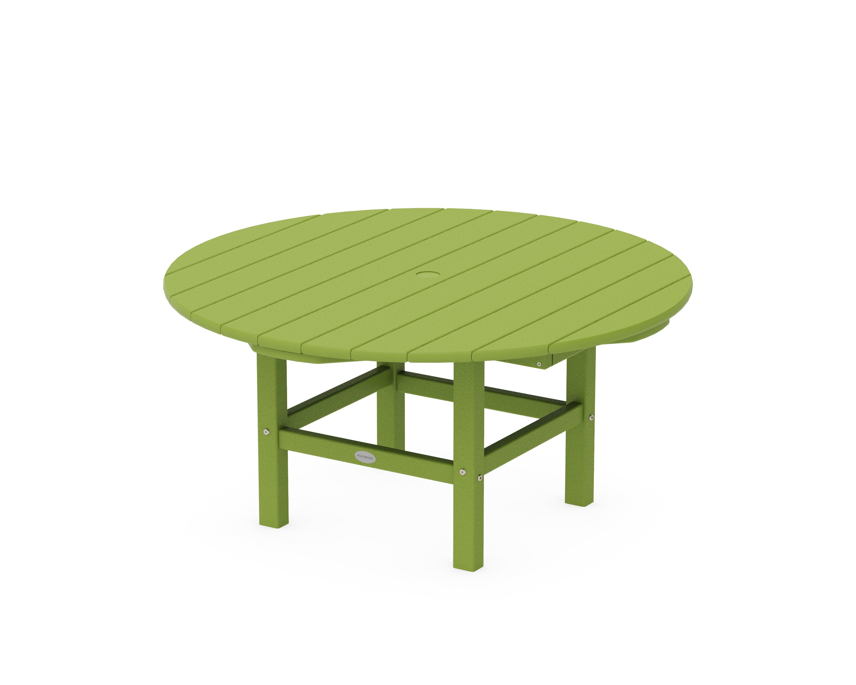 POLYWOOD® Round 37" Conversation Table in Lime