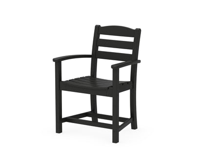 POLYWOOD® La Casa Café Dining Arm Chair in Black