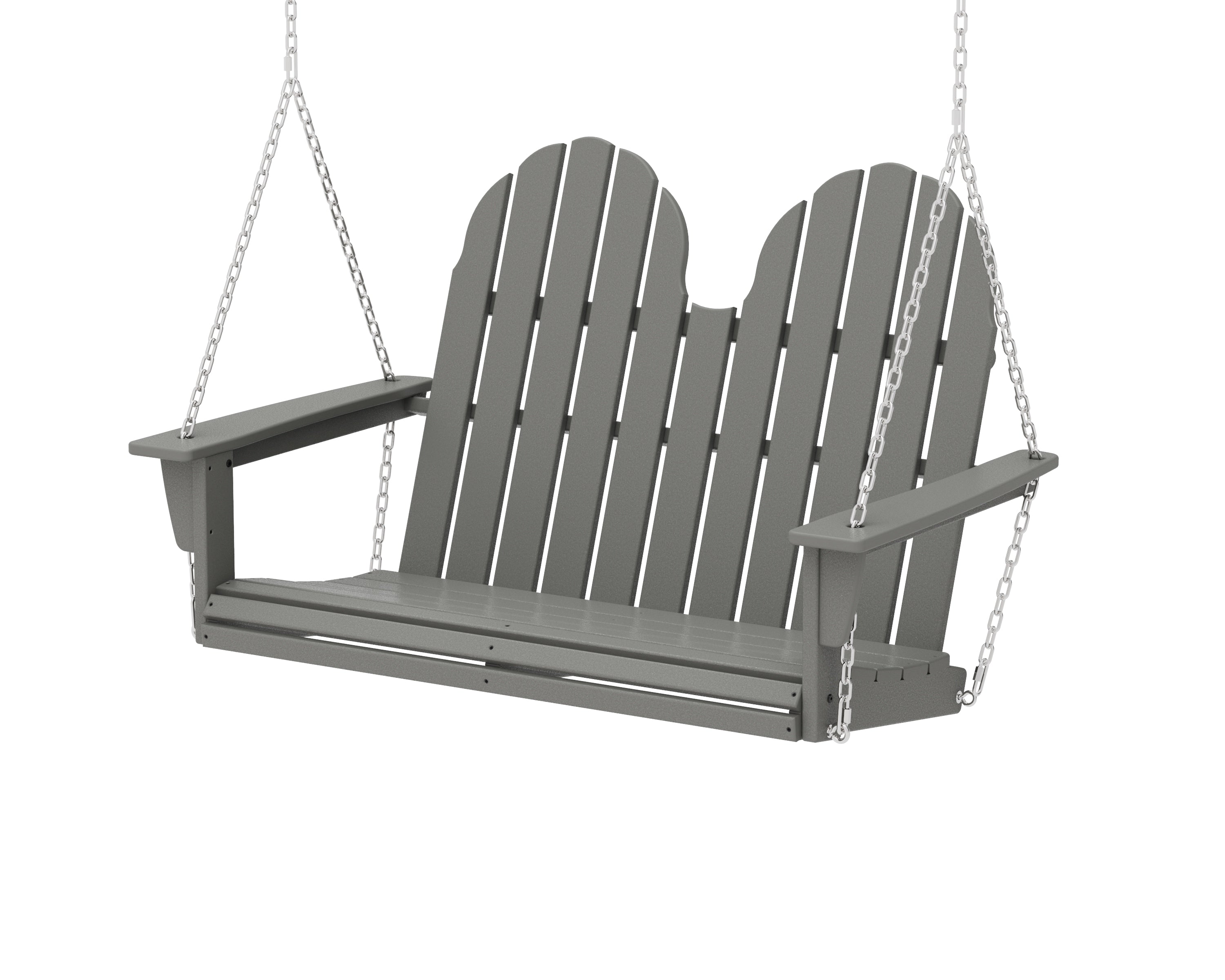 POLYWOOD® Vineyard Adirondack 48" Swing in Slate Grey