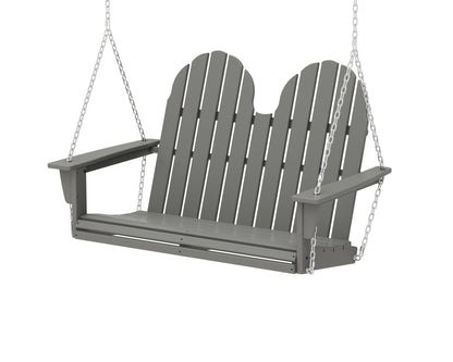 POLYWOOD® Vineyard Adirondack 48" Swing in Slate Grey