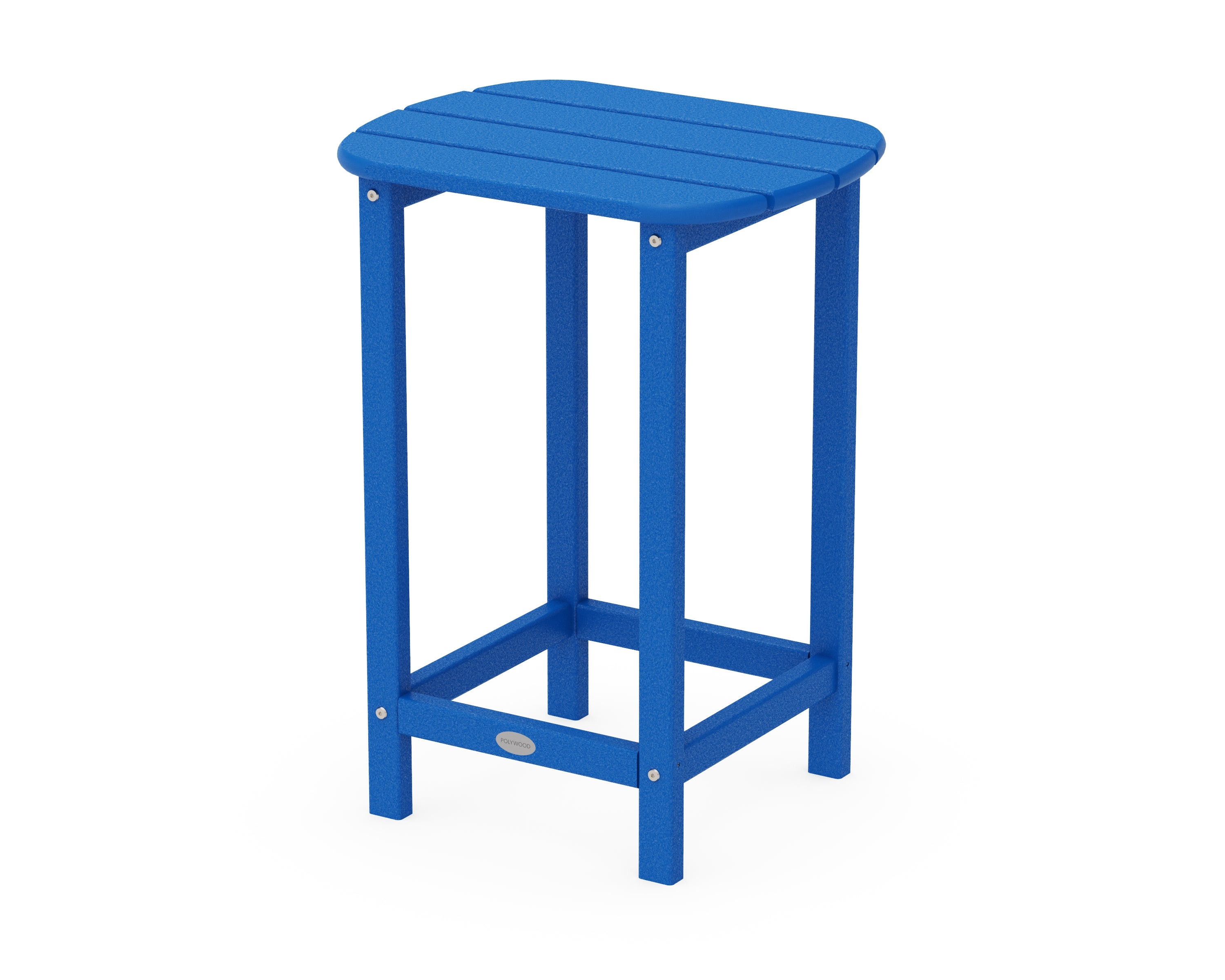 POLYWOOD® South Beach 26" Counter Side Table in Pacific Blue