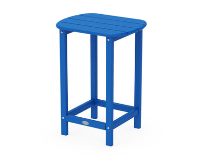 POLYWOOD® South Beach 26" Counter Side Table in Pacific Blue