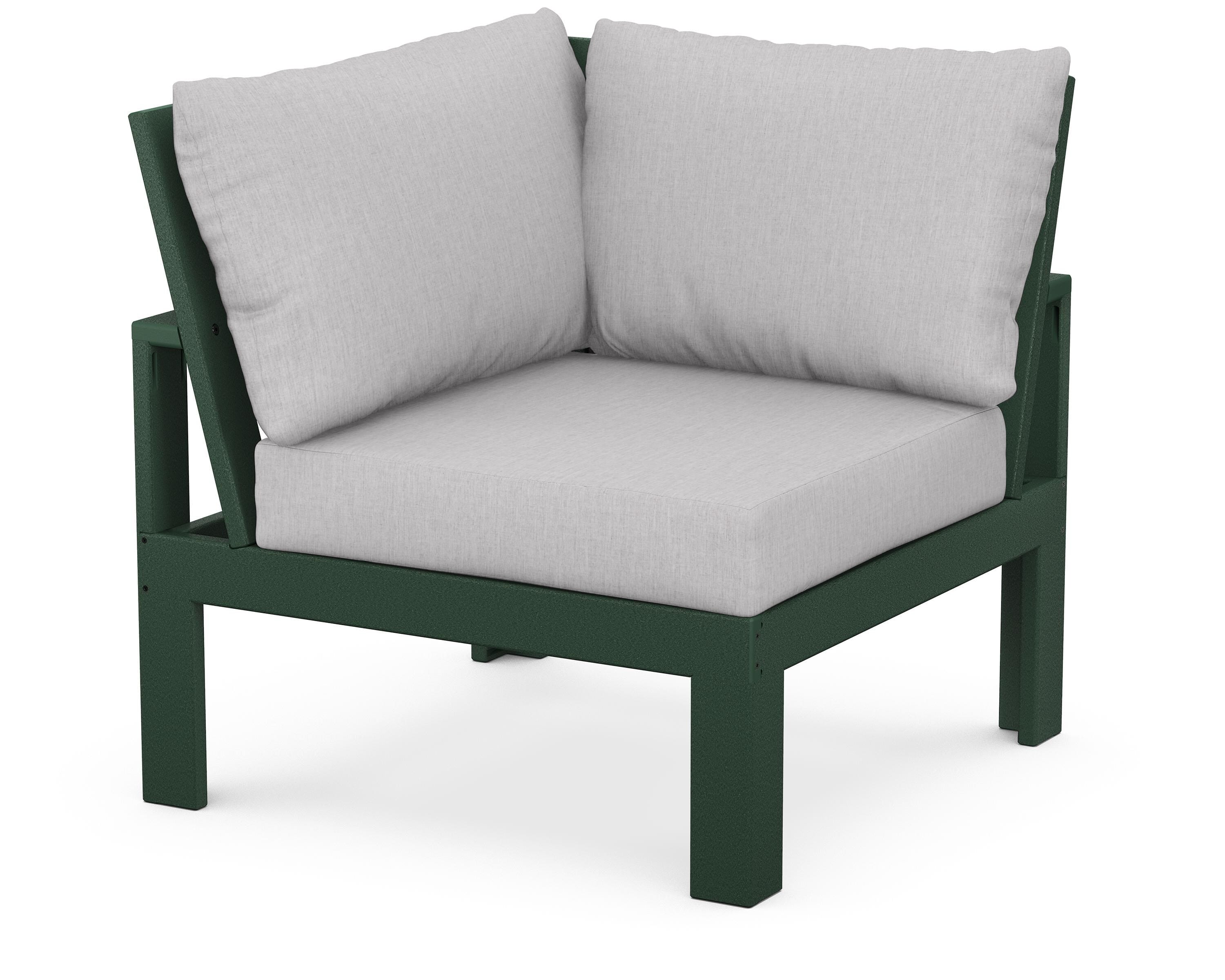 Unbranded Modular Corner Chair in Green / Granite
