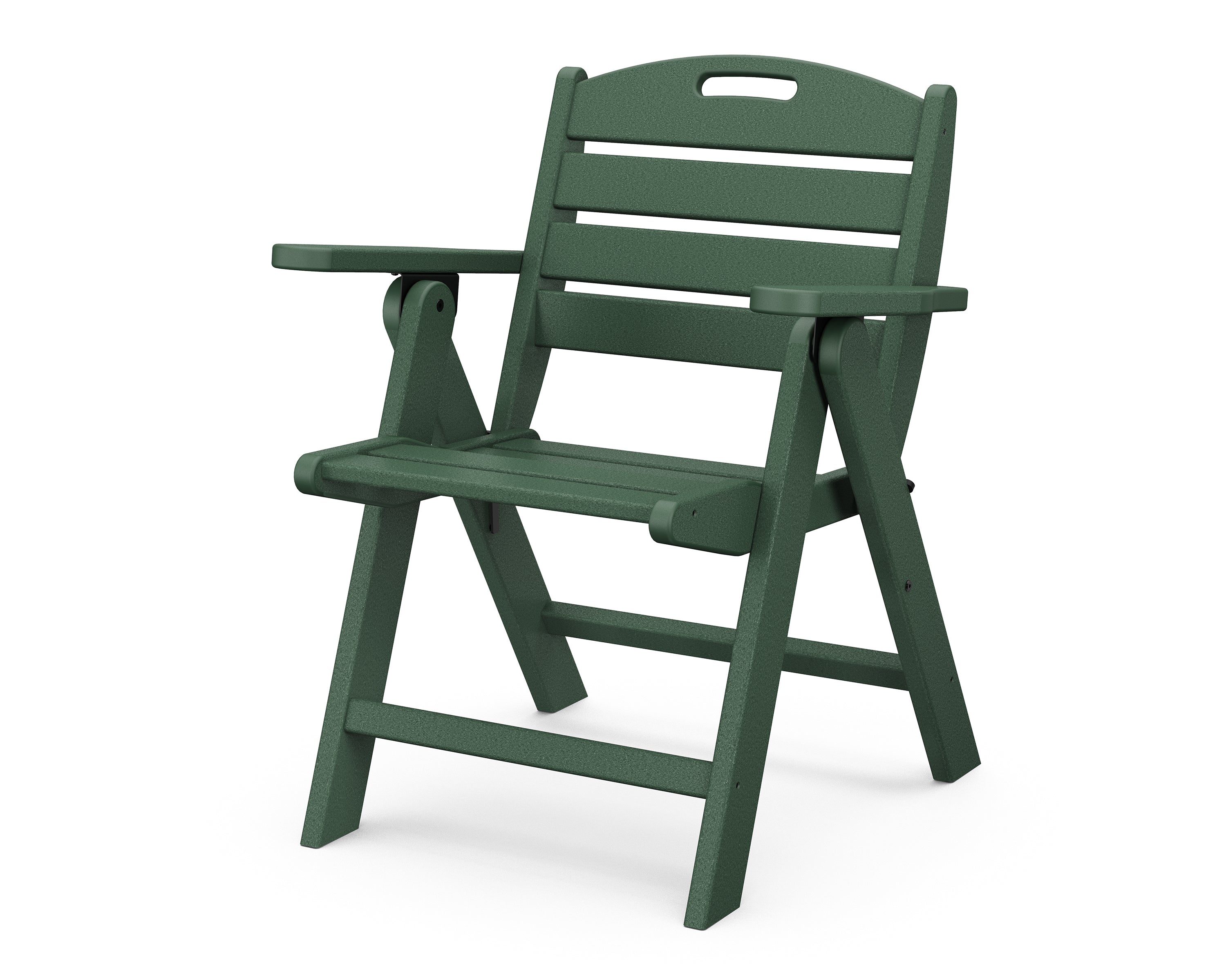 POLYWOOD® Nautical Folding Lowback Chair in Green