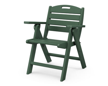 POLYWOOD® Nautical Folding Lowback Chair in Green