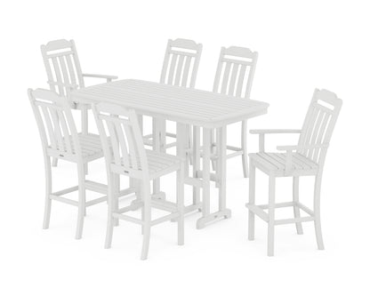 Country Living Cottage 7-Piece Bar Set in White