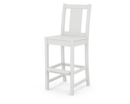 POLYWOOD® Prairie Bar Side Chair in White