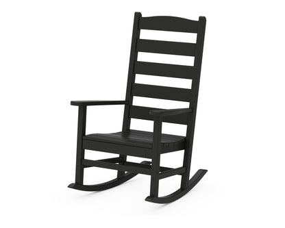 POLYWOOD® Shaker Porch Rocking Chair in Black