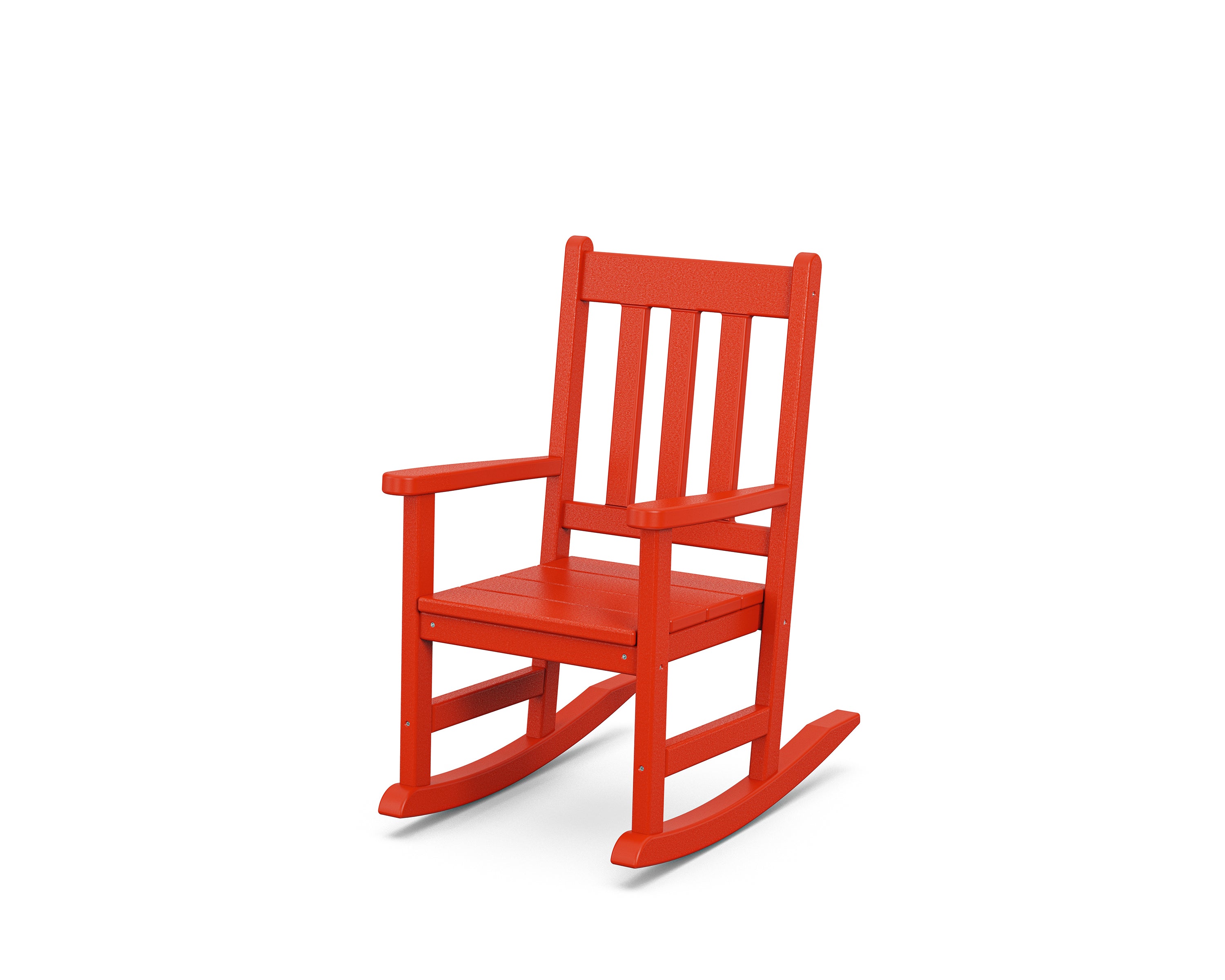 POLYWOOD® Kids Vineyard Rocking Chair in Sunset Red
