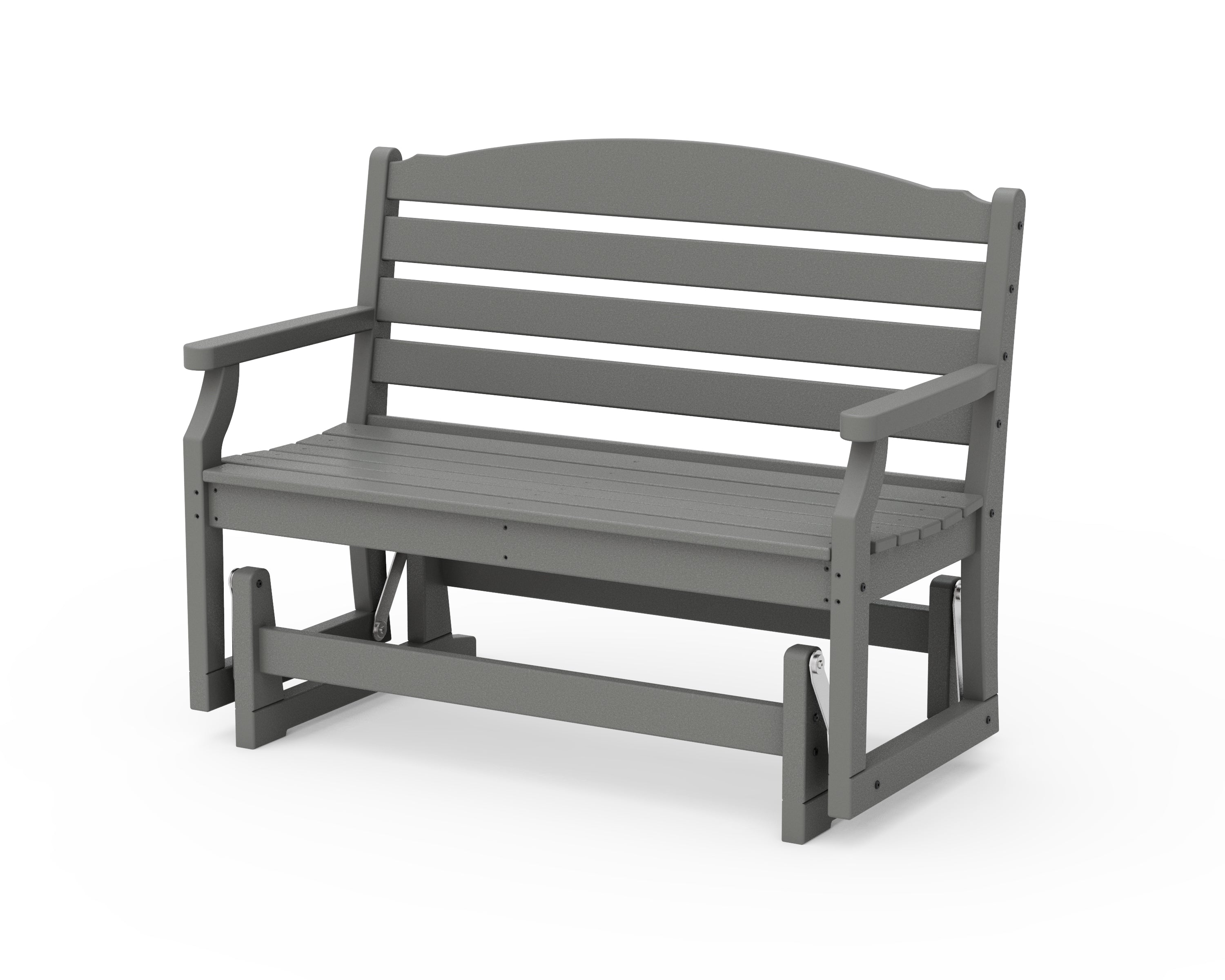 POLYWOOD® Savannah 48" Glider in Slate Grey