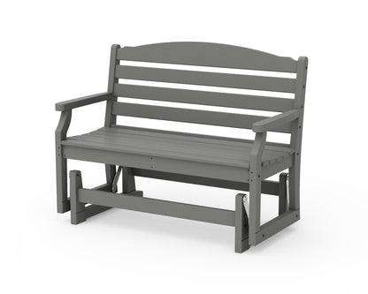 POLYWOOD® Savannah 48" Glider in Slate Grey