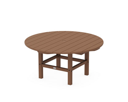 POLYWOOD® Round 37" Conversation Table in Teak