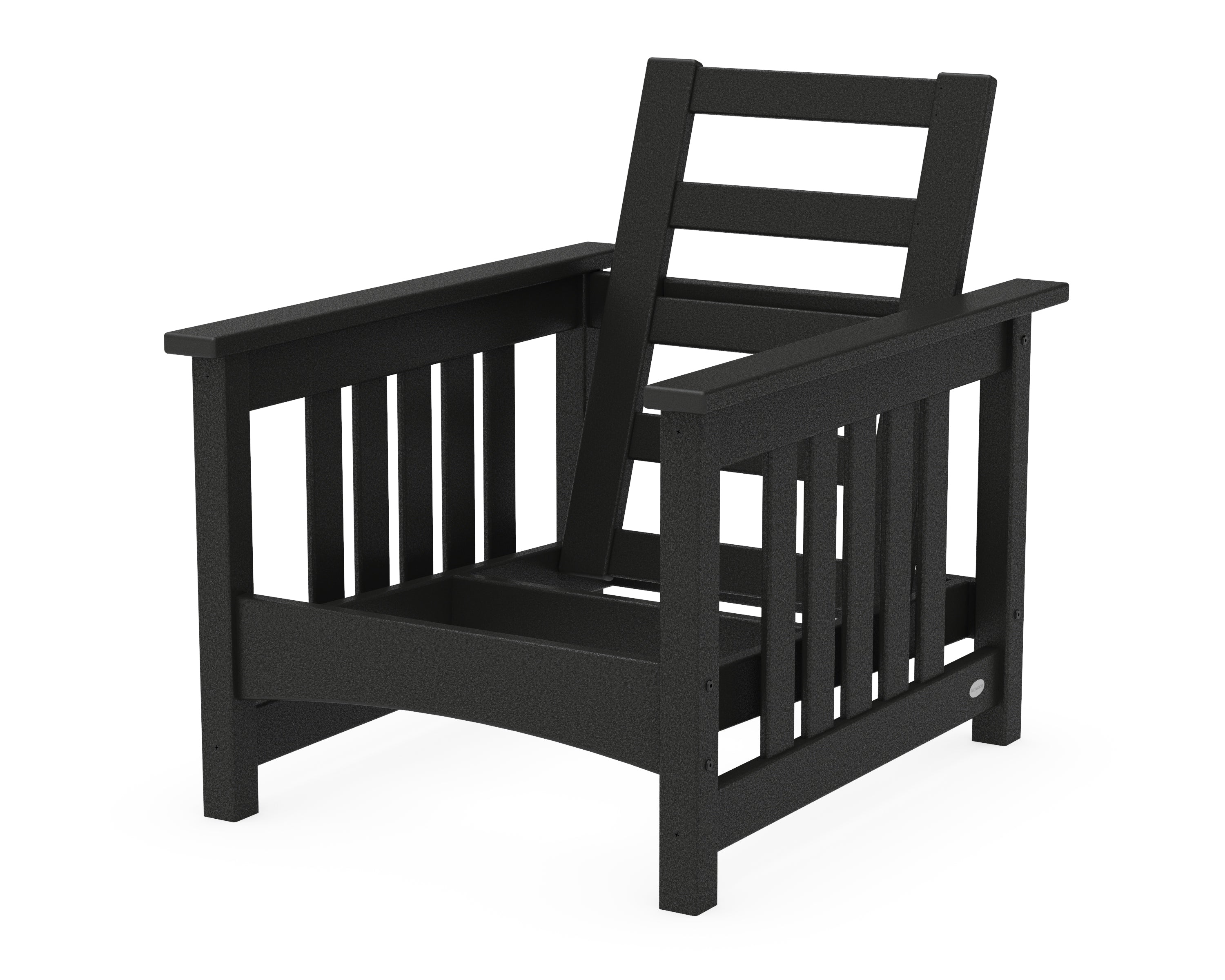 POLYWOOD® Club Mission Chair Frame in Black