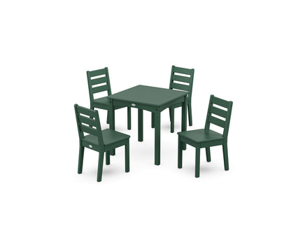 POLYWOOD® Lakeside Kids 5-Piece Dining Set in Green
