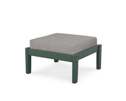 Unbranded Deep Seating Ottoman in Green / Grey Mist