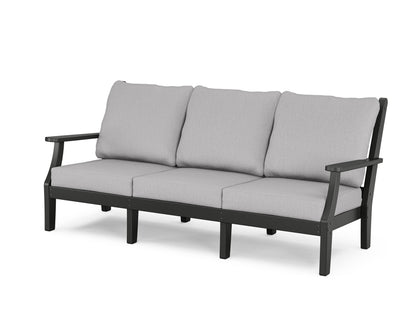 Country Living Wovendale Deep Seating Sofa in Black / Granite