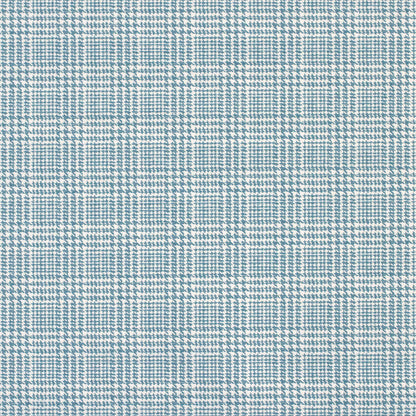 POLYWOOD® Club Ottoman Cushion in Houndstooth Sky Blue