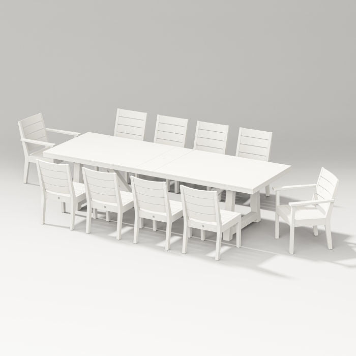 Latitude 11-piece A-frame Table Dining Set