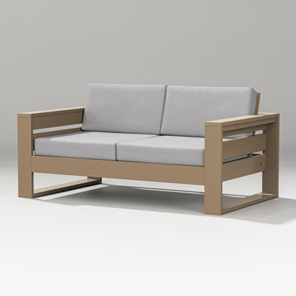 PW Designer Series Latitude Loveseat in Vintage Sahara / Granite