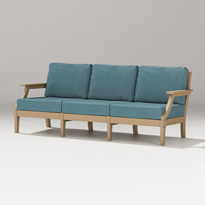 PW Designer Series Estate Sofa in Vintage Sahara / Ocean Teal