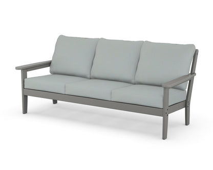Country Living Cottage Deep Seating Sofa in Slate Grey / Spa